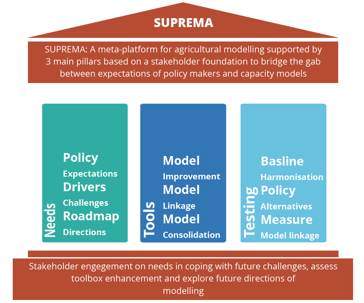 Meta-platform supported by three pillars